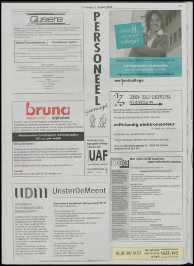 Wijks Nieuws / Bunniks Nieuws, 1 oktober 2008 (nr. 40, jrg. 44)
