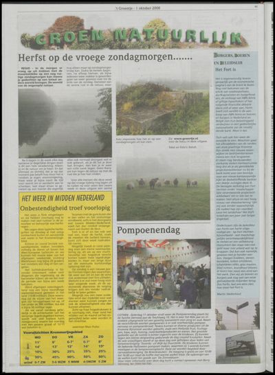 Wijks Nieuws / Bunniks Nieuws, 1 oktober 2008 (nr. 40, jrg. 44)