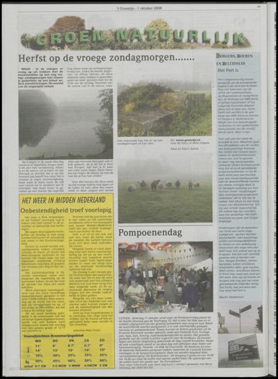 Wijks Nieuws / Bunniks Nieuws, 1 oktober 2008 (nr. 40, jrg. 44)