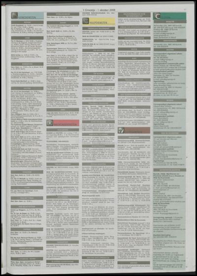 Wijks Nieuws / Bunniks Nieuws, 1 oktober 2008 (nr. 40, jrg. 44)