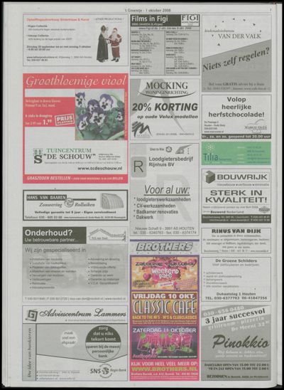 Wijks Nieuws / Bunniks Nieuws, 1 oktober 2008 (nr. 40, jrg. 44)