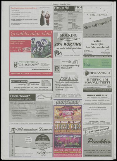 Wijks Nieuws / Bunniks Nieuws, 1 oktober 2008 (nr. 40, jrg. 44)
