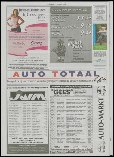 Wijks Nieuws / Bunniks Nieuws, 1 oktober 2008 (nr. 40, jrg. 44)