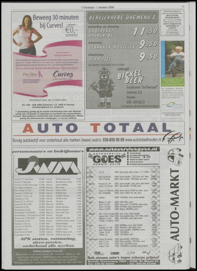 Wijks Nieuws / Bunniks Nieuws, 1 oktober 2008 (nr. 40, jrg. 44)