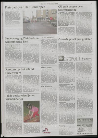 Wijks Nieuws / Bunniks Nieuws, 10 december 2008 (nr. 50, jrg. 44)