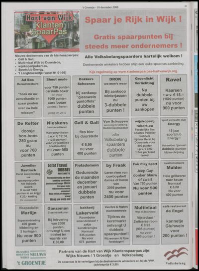 Wijks Nieuws / Bunniks Nieuws, 10 december 2008 (nr. 50, jrg. 44)
