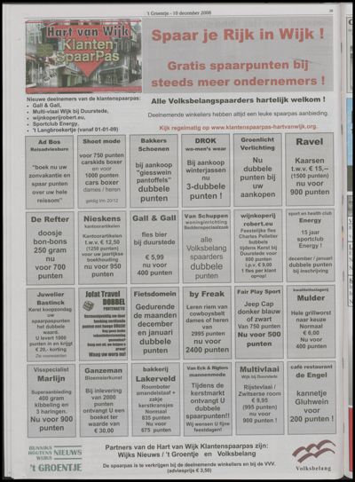 Wijks Nieuws / Bunniks Nieuws, 10 december 2008 (nr. 50, jrg. 44)