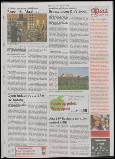 Wijks Nieuws / Bunniks Nieuws, 10 december 2008 (nr. 50, jrg. 44)