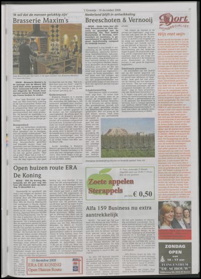 Wijks Nieuws / Bunniks Nieuws, 10 december 2008 (nr. 50, jrg. 44)