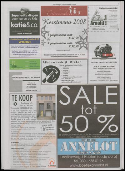 Wijks Nieuws / Bunniks Nieuws, 10 december 2008 (nr. 50, jrg. 44)