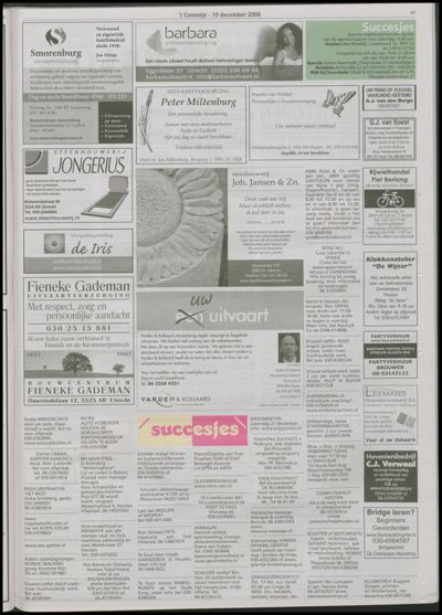 Wijks Nieuws / Bunniks Nieuws, 10 december 2008 (nr. 50, jrg. 44)