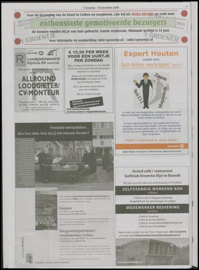 Wijks Nieuws / Bunniks Nieuws, 10 december 2008 (nr. 50, jrg. 44)