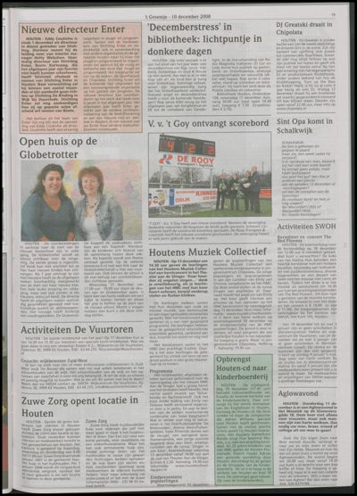 Wijks Nieuws / Bunniks Nieuws, 10 december 2008 (nr. 50, jrg. 44)