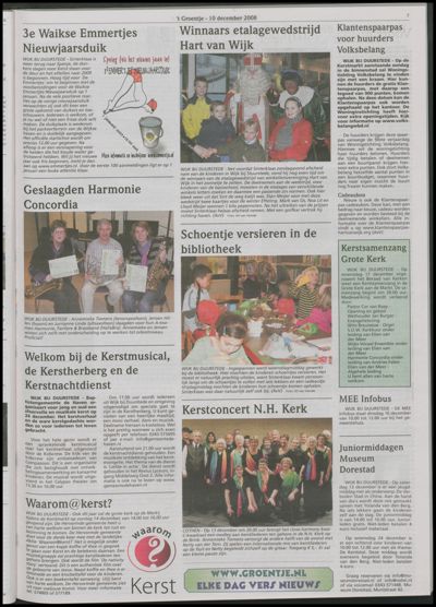 Wijks Nieuws / Bunniks Nieuws, 10 december 2008 (nr. 50, jrg. 44)