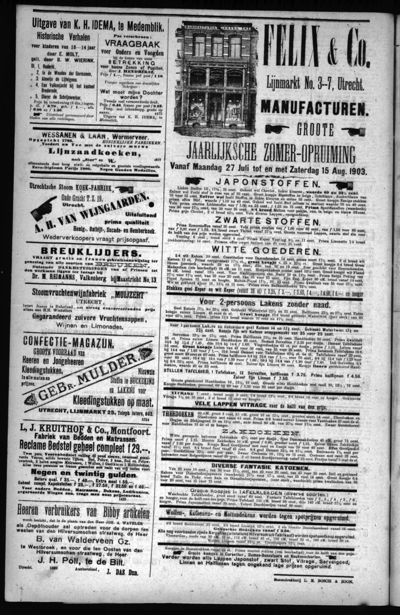 Het Nieuws, 1 augustus 1903 (nr. 61, jrg. 28)