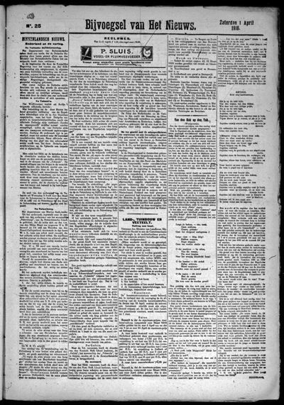 Het Nieuws, 1 april 1916 (nr. 26, jrg. 36)