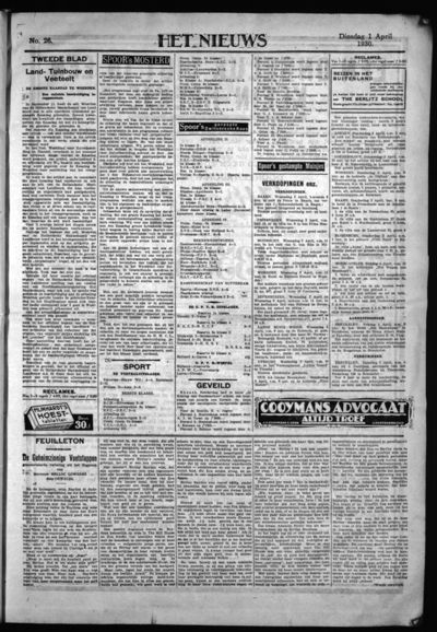 Het Nieuws, 1 april 1930 (nr. 26, jrg. 50)