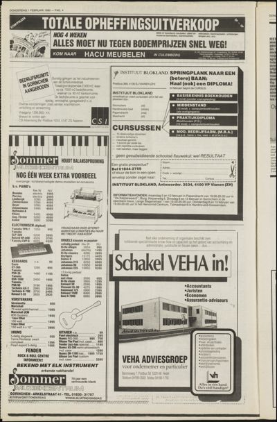 Weekend Post, 1 februari 1990