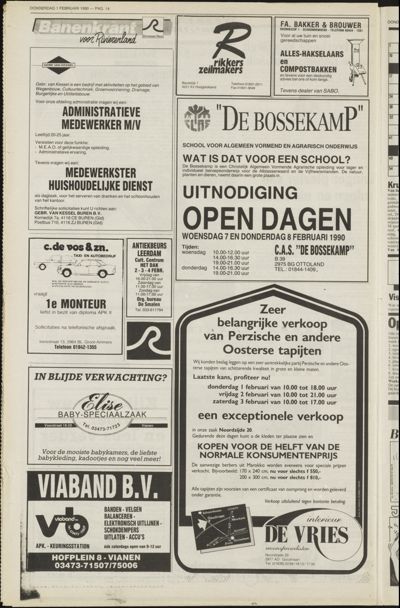 Weekend Post, 1 februari 1990