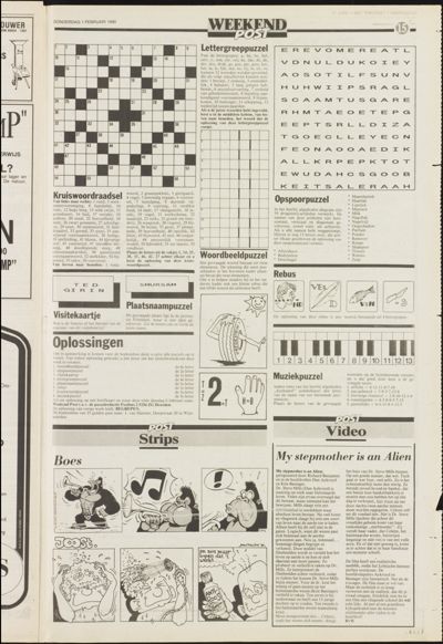 Weekend Post, 1 februari 1990