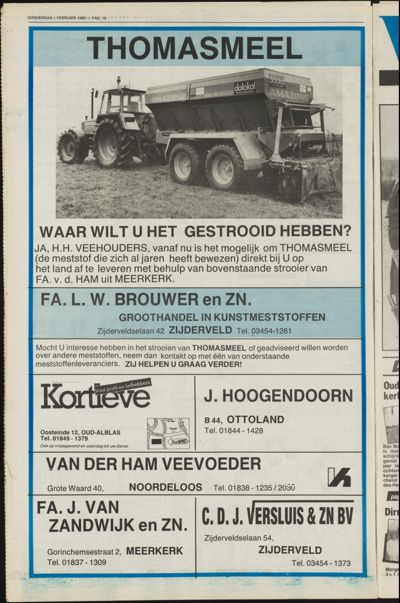 Weekend Post, 1 februari 1990
