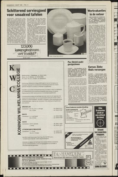 Weekend Post, 1 maart 1990