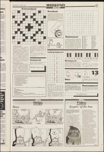 Weekend Post, 1 maart 1990