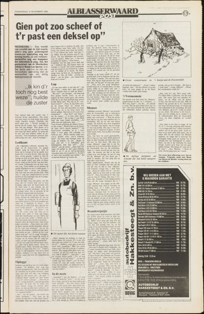 Weekend Post, 15 november 1991