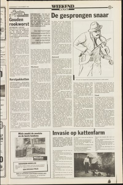 Weekend Post, 15 november 1991