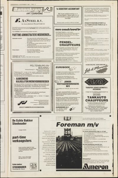 Weekend Post, 15 november 1991
