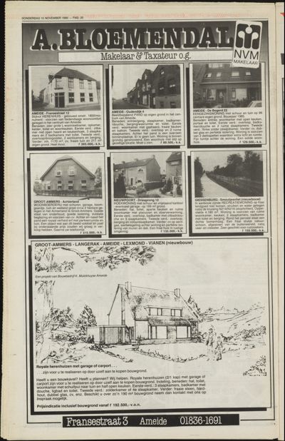 Weekend Post, 15 november 1991