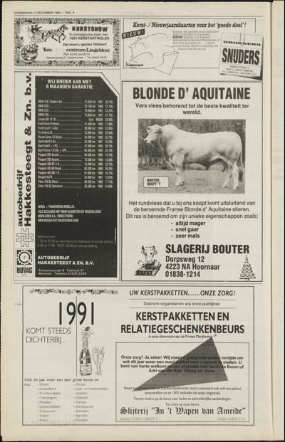 Weekend Post, 13 december 1991