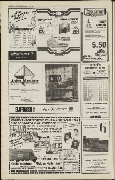Weekend Post, 13 december 1991