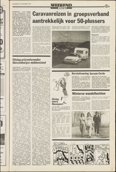 Weekend Post, 13 december 1991