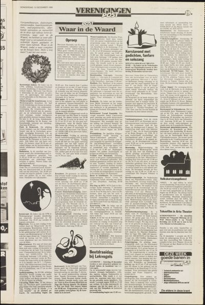 Weekend Post, 13 december 1991
