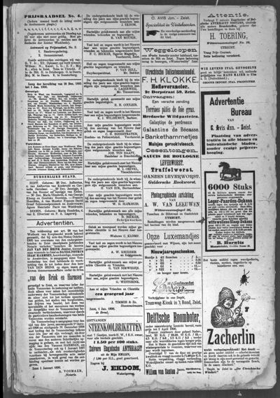 Weekbode, 1 januari 1896 (nr. 1, jrg. 33)