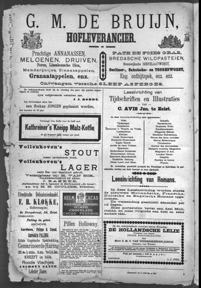 Weekbode, 1 januari 1896 (nr. 1, jrg. 33)