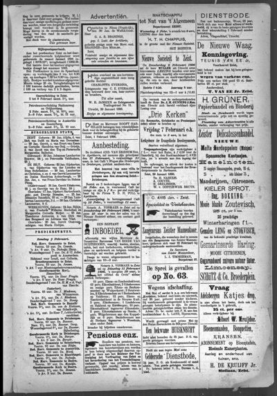 Weekbode, 1 februari 1896 (nr. 10, jrg. 33)