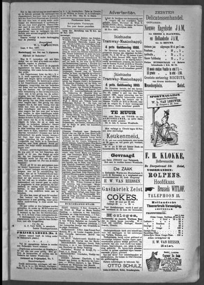 Weekbode, 10 november 1897 (nr. 90, jrg. 34)
