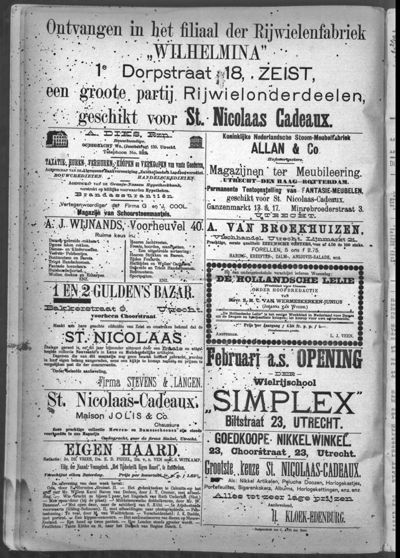 Weekbode, 1 december 1897 (nr. 96, jrg. 34)