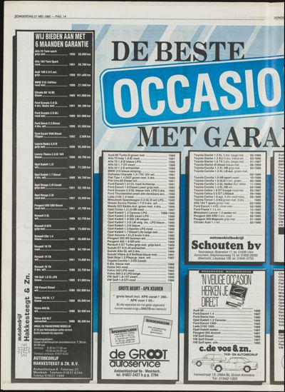 Vianen Post, 21 mei 1991