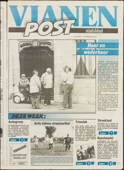 Vianen Post, 2 juli 1991