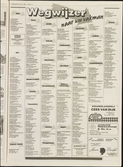 Vianen Post, 2 juli 1991