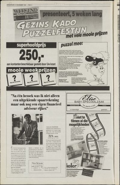 Vianen Post, 14 november 1991