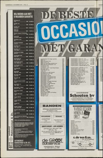 Vianen Post, 14 november 1991