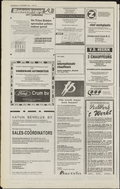 Vianen Post, 14 november 1991