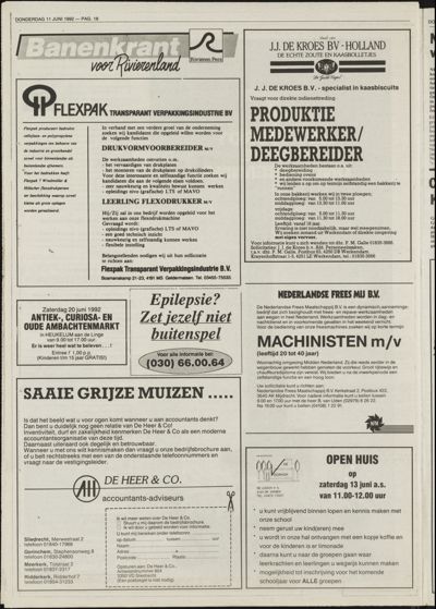 Vianen Post, 11 juni 1991