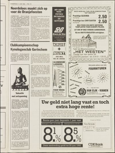 Vianen Post, 11 juni 1991