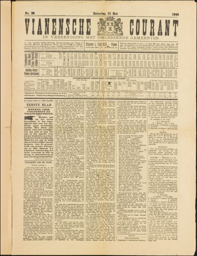 Vianensche Courant, 12 mei 1928
