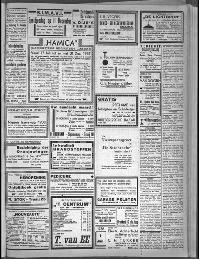 Stichts Nieuws- en Handelsblad, 10 december 1937 (nr. 29, jrg. 2)